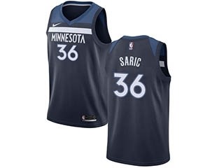 Nike Timberwolves #36 Dario Saric Navy Blue NBA Swingman Icon Edition Jersey