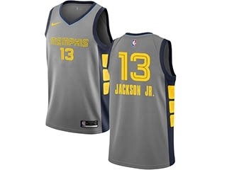 Nike Grizzlies #13 Jaren Jackson Jr. Gray NBA Swingman City Edition 2018 19 Jersey