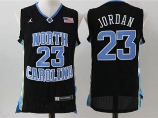 North Carolina #23 Jordan black Jersey