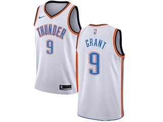 Nike Thunder #9 Jerami Grant White NBA Swingman Association Edition Jersey