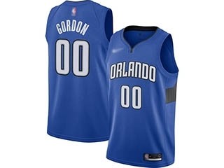 Magic #00 Aaron Gordon Blue Basketball Swingman Statement Edition 2019-2020 Jersey