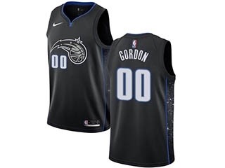 Nike Magic #00 Aaron Gordon Black NBA Swingman City Edition 2018 19 Jersey