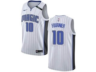 Nike Magic #10 Evan Fournier White NBA Swingman Association Edition Jersey