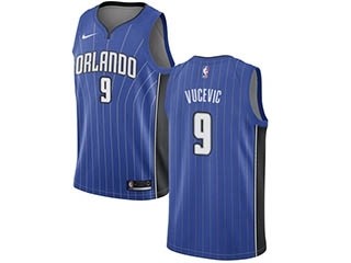 Nike Magic #9 Nikola Vucevic Black NBA Swingman Statement Edition Jersey