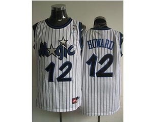 NBA Throwback Orlando Magic Dwight Howard #12 White