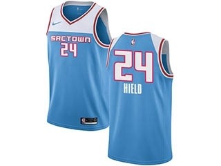 Nike Kings #24 Buddy Hield Blue NBA Swingman City Edition 2018 19 Jersey