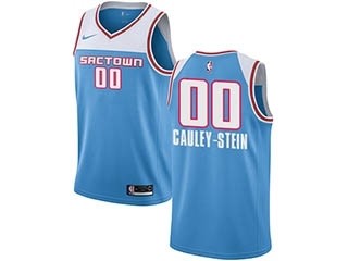 Nike Kings #00 Willie Cauley-Stein Blue NBA Swingman City Edition 2018 19 Jersey