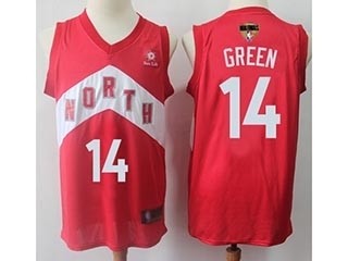 Raptors #14 Danny Green Red 2019 Finals Bound Basketball Swingman Earned Edition Jersey