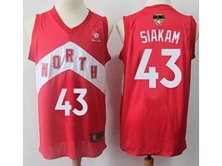 Raptors #43 Pascal Siakam Red 2019 Finals Bound Basketball Swingman Earned Edition Jersey