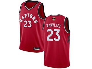 Raptors #23 Fred VanVleet Red 2019 Finals Bound Basketball Swingman Icon Edition Jersey