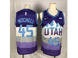 Jazz Mitchell #45 Purple City Edition Nike Swingman Jersey