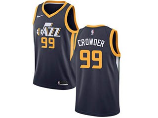 Nike Jazz #99 Jae Crowder Navy NBA Swingman Icon Edition Jersey