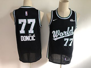 NBA Washington Wizards Doncic #77 Black Jersey