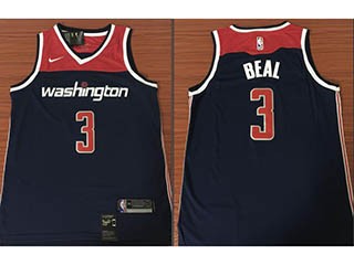 NBA Jerseys Washington Wizards beal #3 Blue City Jerseys