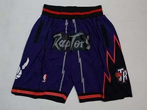 Raptors Purple Just Don Throwback Shorts