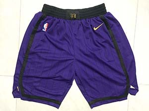 Lakers Purple 2018-19 City Edition Nike Swingman Shorts