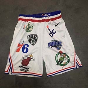 Supreme X Nike X NBA Logos Stitched Basketball Shorts