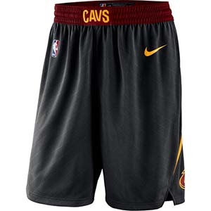 Nike Men's Cleveland Cavaliers Black Shorts 