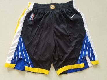 Warriors Black Nike Basketball Shorts