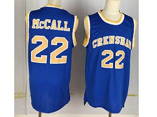 Tune Squad McCall #22 Blue Stitched Movie Jersey