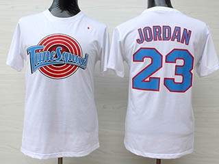 Tune Squad #23 Michael Jordan White Men's T-Shirt