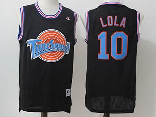 Tune Squad #10 Lola Bunny Black Stitched Movie Jersey