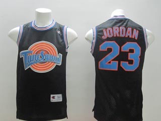 Michael Jordan #23 black Tune Squad Jersey