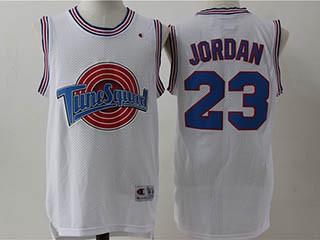 Tune Squad #23 Michael Jordan White Stitched Movie Jersey