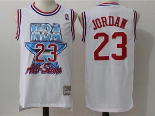 NBA 1993 All Star Jordan #23 white Jersey