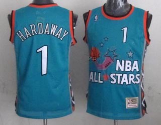 NBA ALL STARS 1996 Hardaway #1 Green Jersey