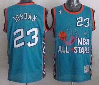 NBA ALL STARS 1996 Jordan #23 Green Jersey