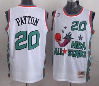 NBA ALL STARS 1996 Payton #20 White Jersey