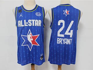 NBA 2020 All Star Game Bryant #24 blue Jersey