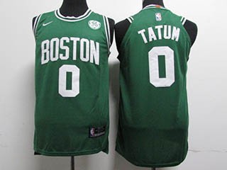 Celtics #0 Jayson Tatum Green Nike Youth Authentic Jersey