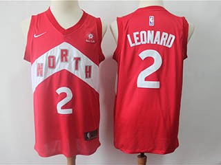 Raptors #2 Kawhi Leonard red Earned Edition Nike Kids Jersey