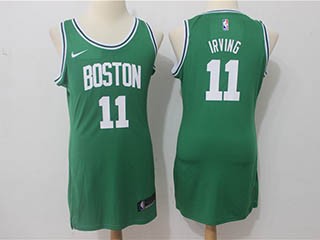 Celtics #11 Kyrie Irving Green Women Nike Swingman Jersey