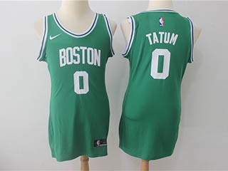 Celtics #0 Jayson Tatum Green Women Nike Swingman Jersey