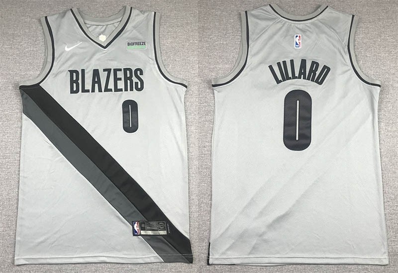 NBA Portland Trail Blazers #0 Damian Lillard White 2020-21 Earned Edition Swingman Jersey