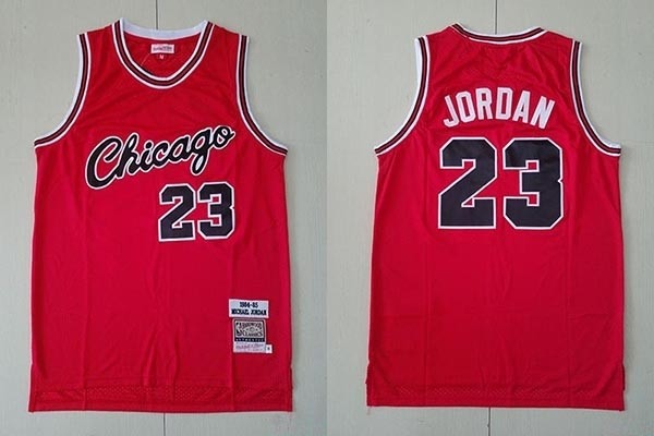 NBA Chicago Bulls #23 Michael Jordan Red 1984-85 Throwback Jersey