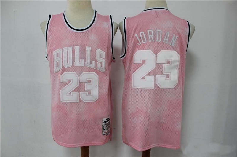 Bull Jordan #23 Pink Differentiation Print Limited Edition Retro Jersey