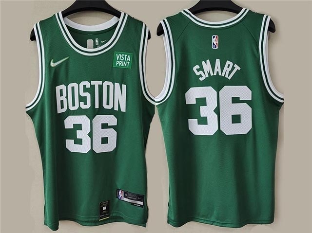 NBA Boston Celtics #36 Marcus Smart Green Swingman Jersey