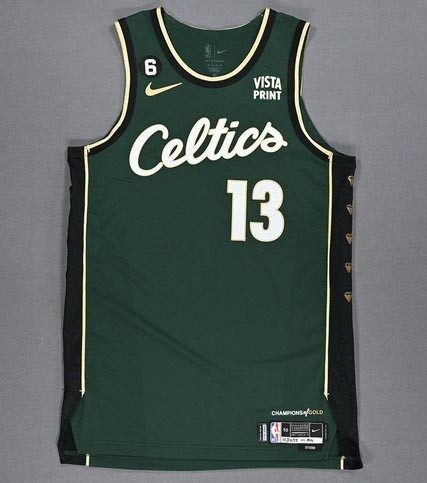 Men's Boston Celtics #13 Malcolm Brogdon 2022-23 Green City Edition No