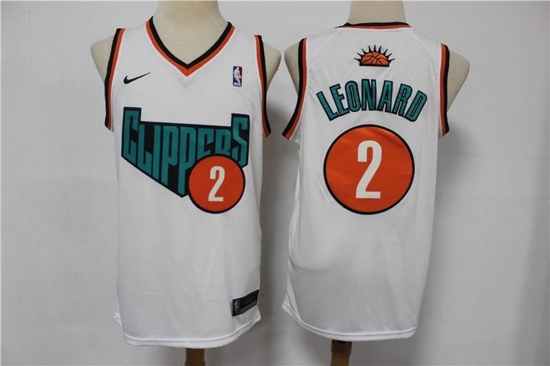 NBA Los Angeles Clippers #2 Kawhi Leonard New White Nike Jersey