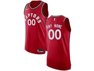 Raptors red Nike Customized Jersey