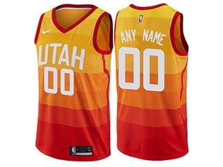 Jazz Multi-Color City Edition Nike Customized Jersey