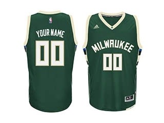 Bucks Green Nike Customized Jersey