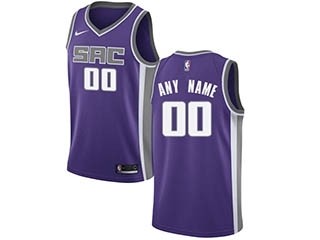 Kings Purple Nike Customized Jersey