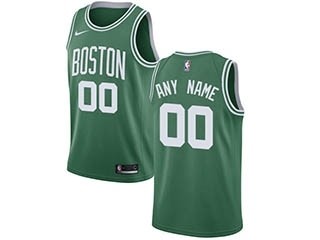 Celtics Green Nike Customized Jersey