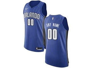 NBA Orlando Magic Blue Nike Customized Jersey