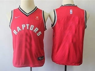 Raptors red Kids Nike Customized Jersey